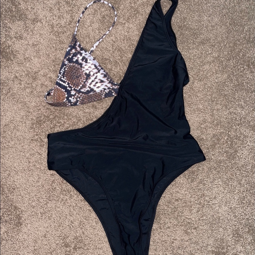 Snake skin one piece